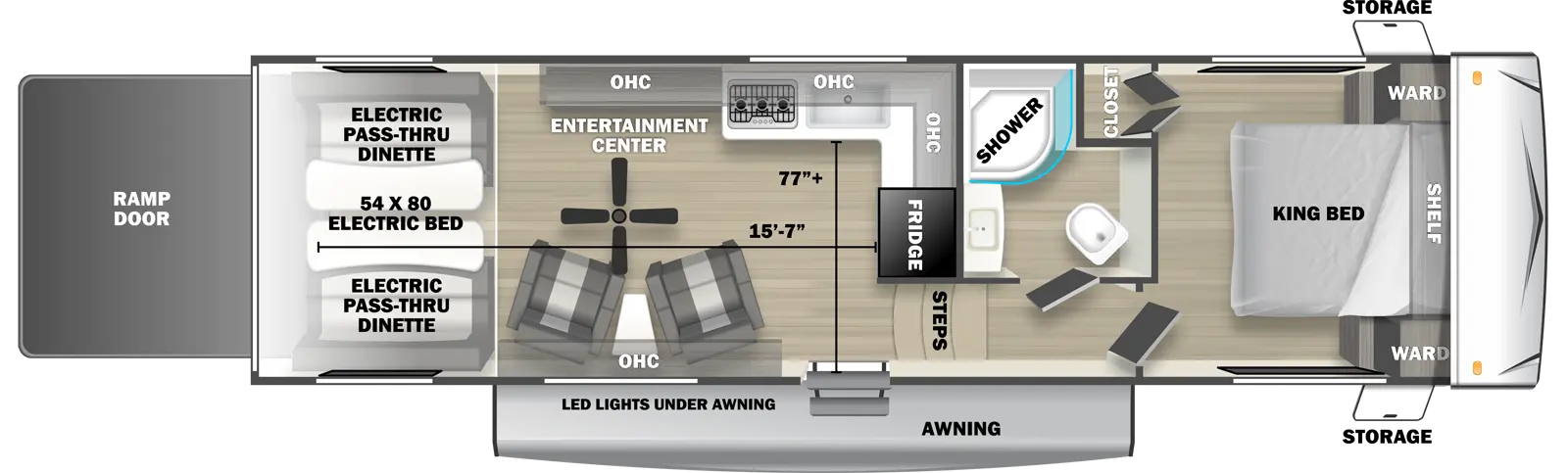 Sandstorm 2710SRX Floorplan